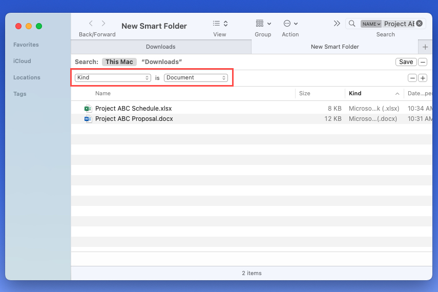How to create a Smart Folder on a Mac