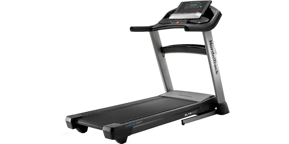 Nordictrack Elite 800 Treadmill on a white background.