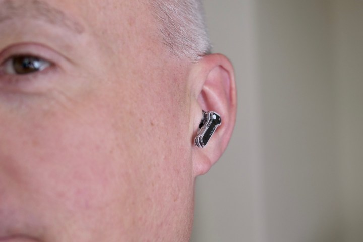 The Nothing Ear Stick in a person's ear.
