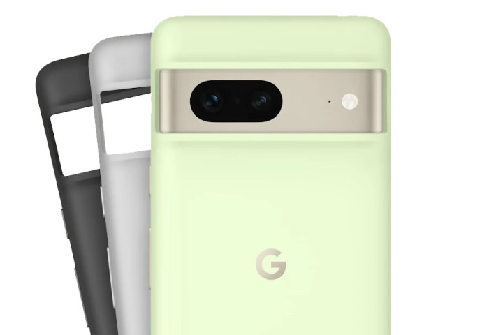 Google Pixel 7 case in three colors.