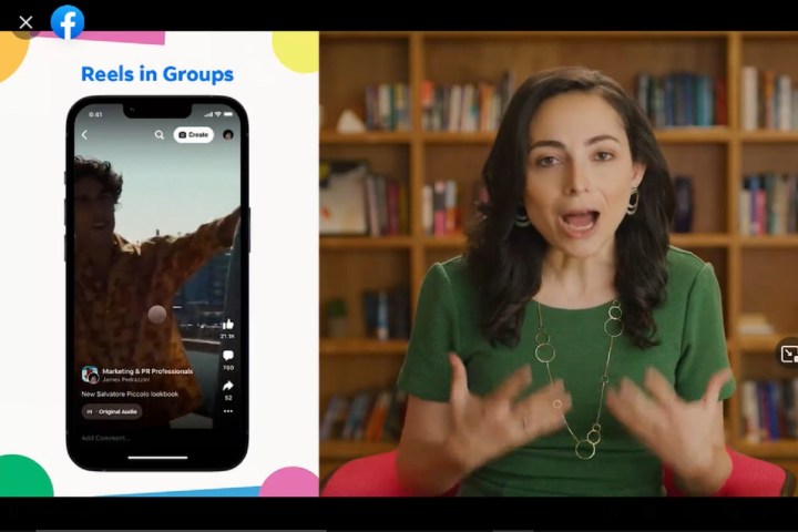 Reels in Groups Facebook Communities Summit announcement.