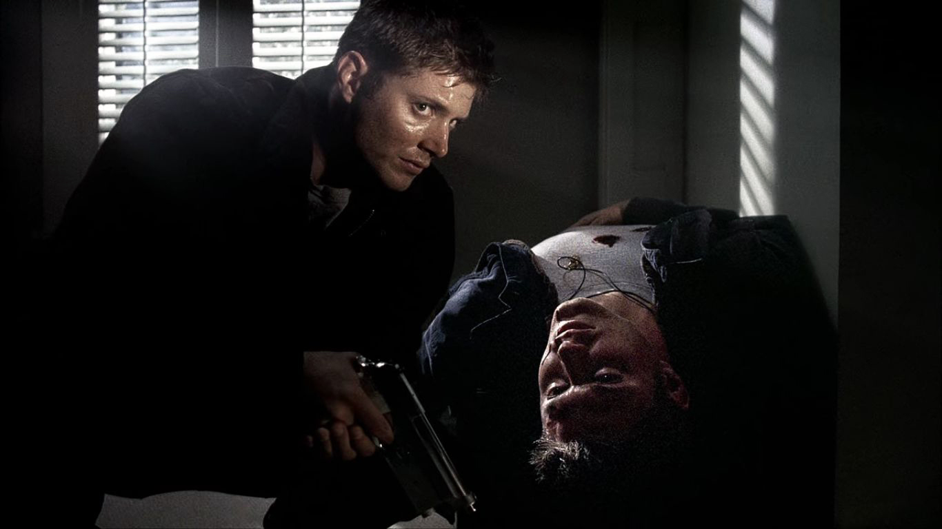 Jensen Ackles e Jared Padalecki em Supernatural.