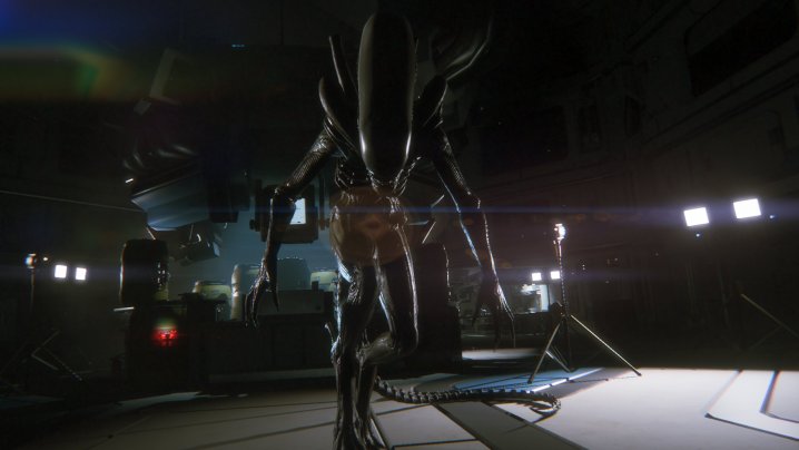 The xenomorph finds its prey in Alien Isolation