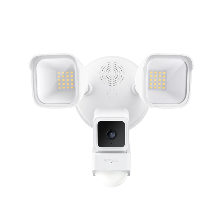 Front view on a Wyze Cam Floodlight.