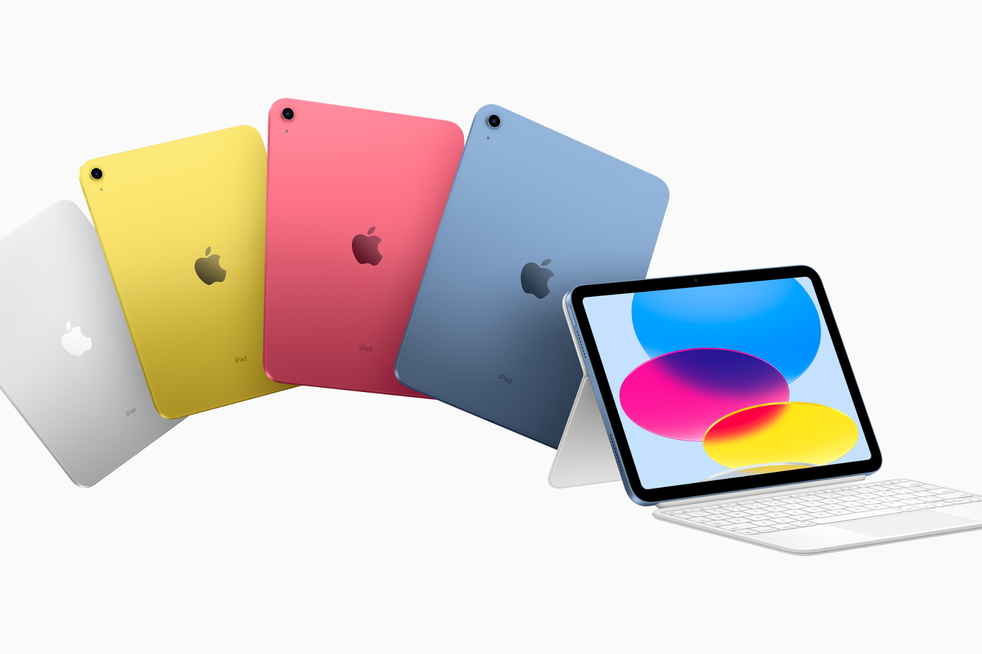 The iPad 10th Gen in all of its new colors.