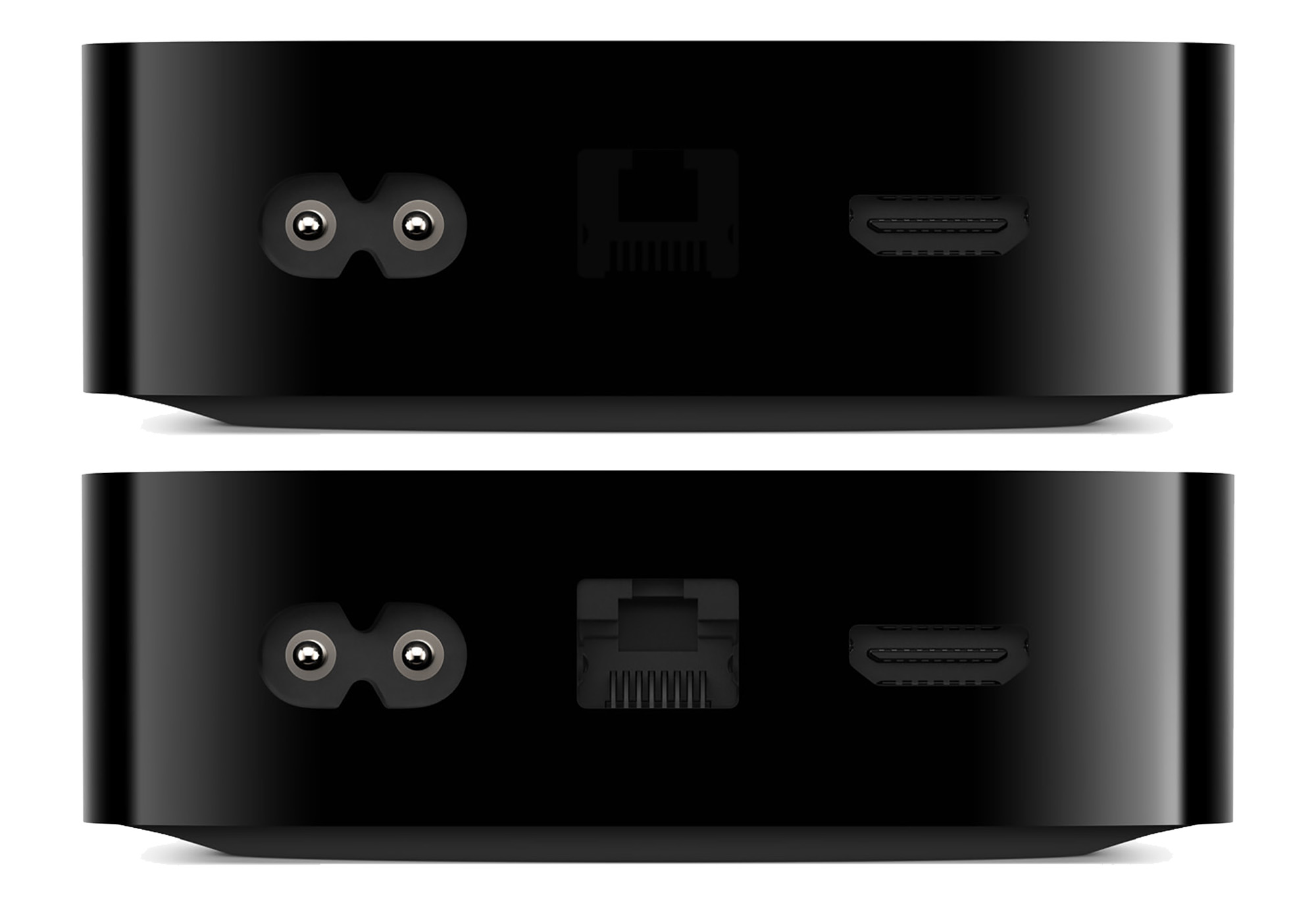 Os modelos Apple TV 4K (2022) de 64 GB e 128 GB.