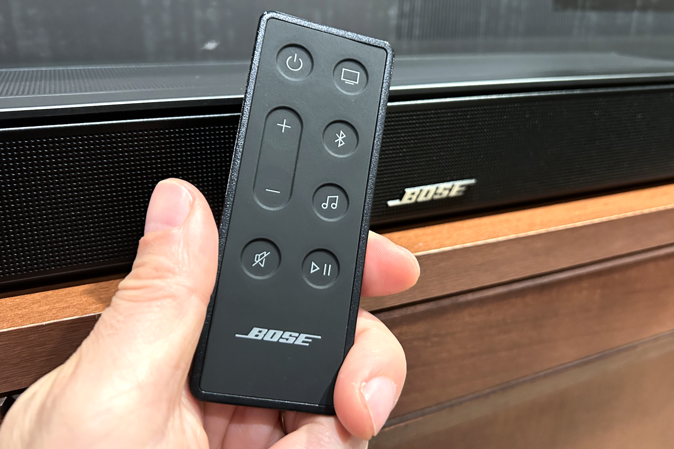 Controle remoto Bose Smart Soundbar 600.
