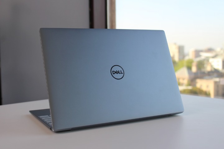 The back cover of the Dell XPS 13.