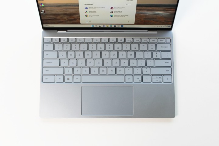 The keyboard of the Dell XPS 13.