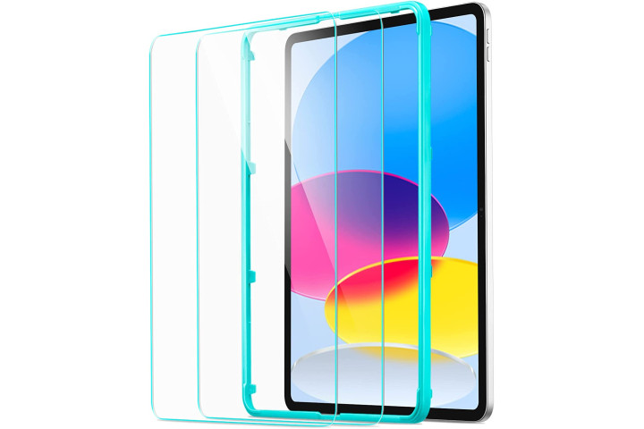 ESR Tempered Glass Screen Protector for the Apple iPad (2022).