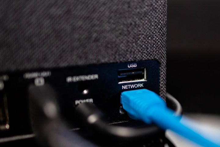 Ethernet on the 2022 Amazon Fire TV Cube.