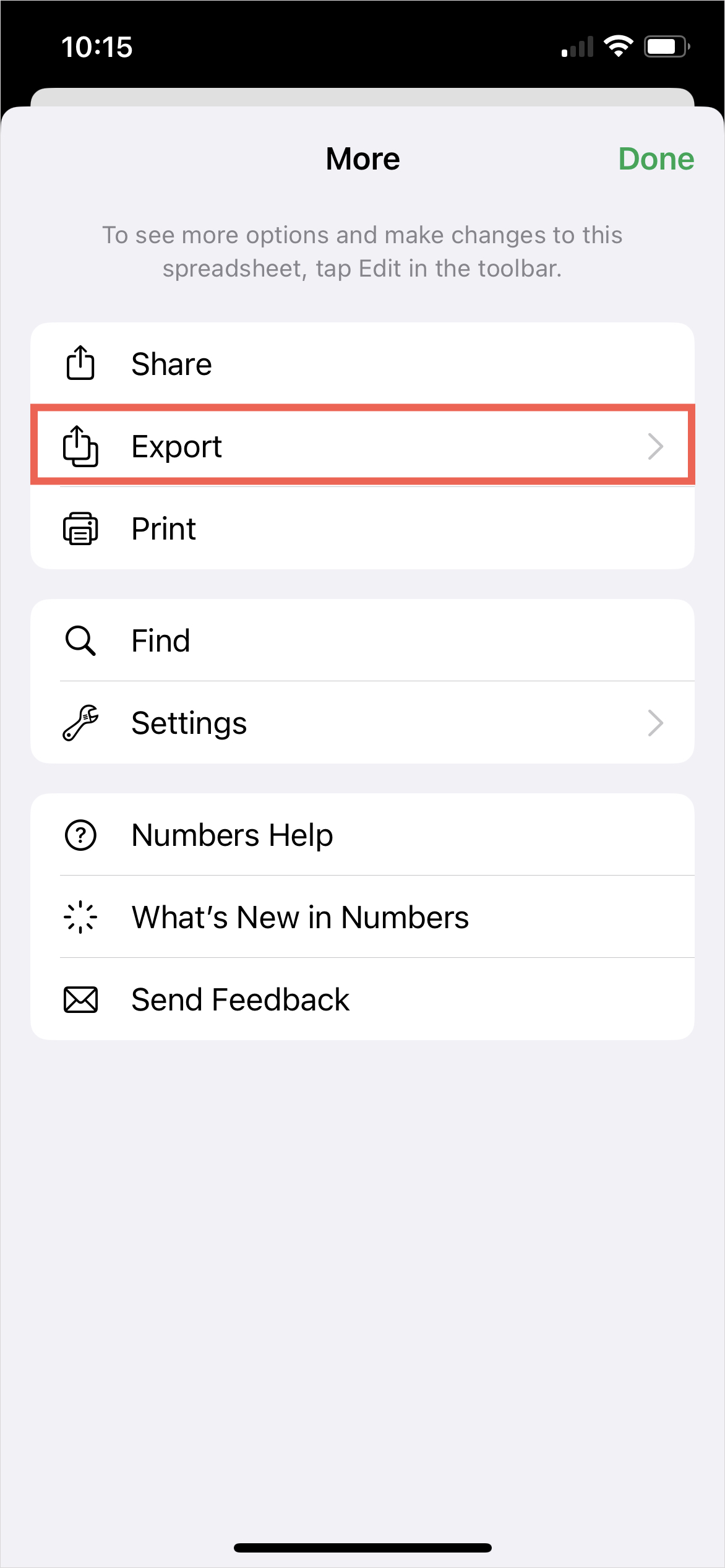 how to convert apple numbers excel iphone export