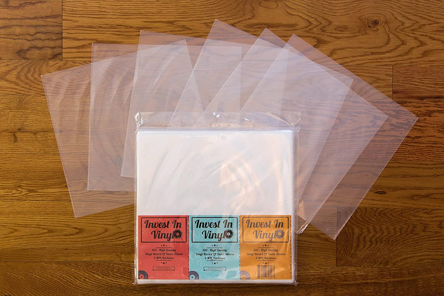 Invista em capas externas de vinil para discos de plástico.