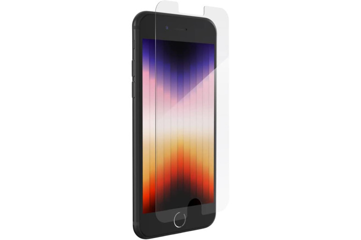 Protector de pantalla InvisibleShield Glass Elite para iPhone SE (2022).