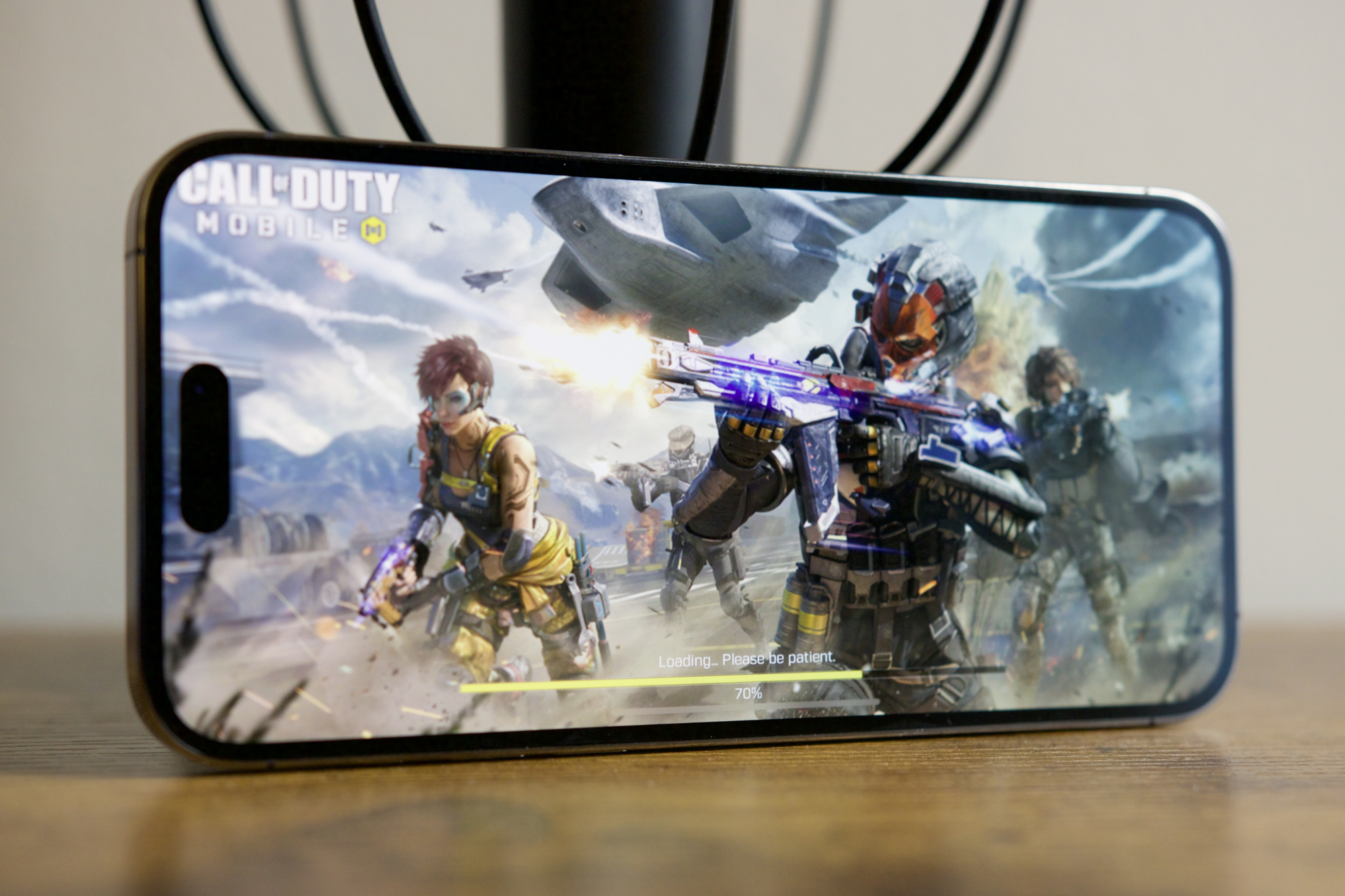 Call of Duty: Mobile on an iPhone 14 Pro Max.