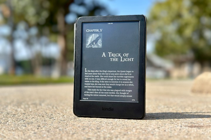 Amazon Kindle (2022) malhela reĝimo