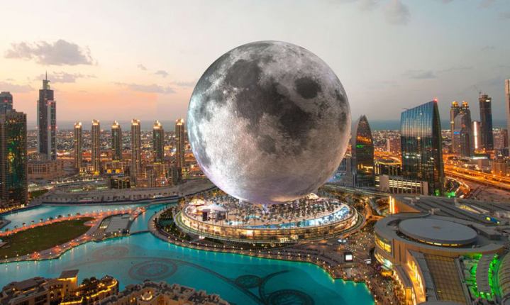 El complejo Moon como podría verse en Dubai.