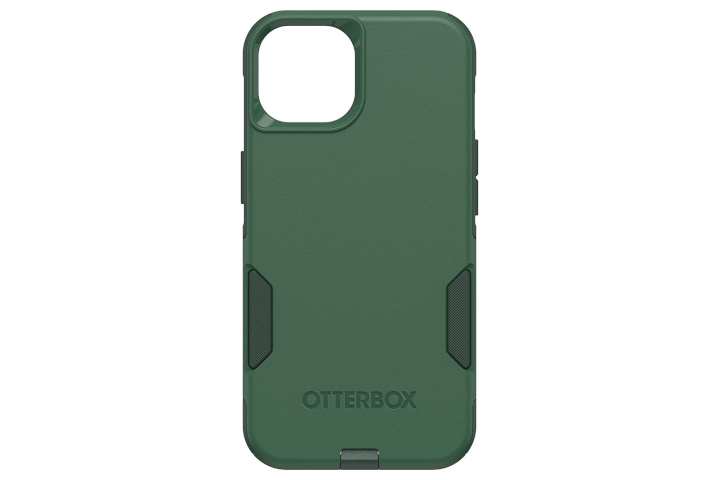 The otterbox case for the iPhone 14 on a blank background.