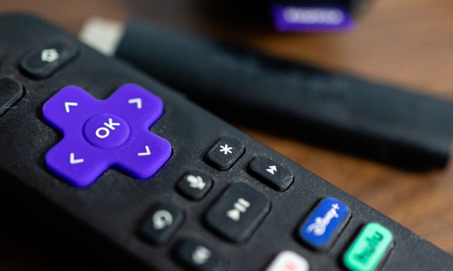 Roku Star button on the remote.