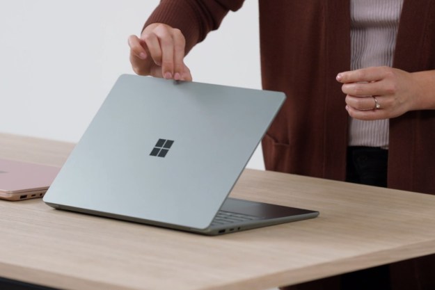 The Surface Laptop 5 in new Sage color.