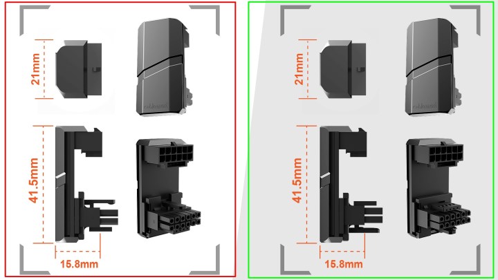 CableMod's RTX 4090 power adapter designs.