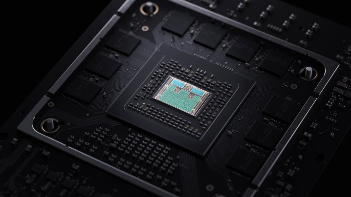 The SoC inside the Xbox Series X.