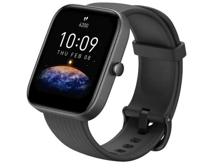 Amazfit Bip 3 Urban Edition smart watch product display on white background.