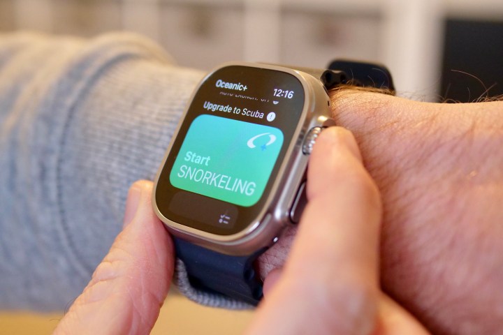 Приложение Apple Watch Ultra и Oceanic+.
