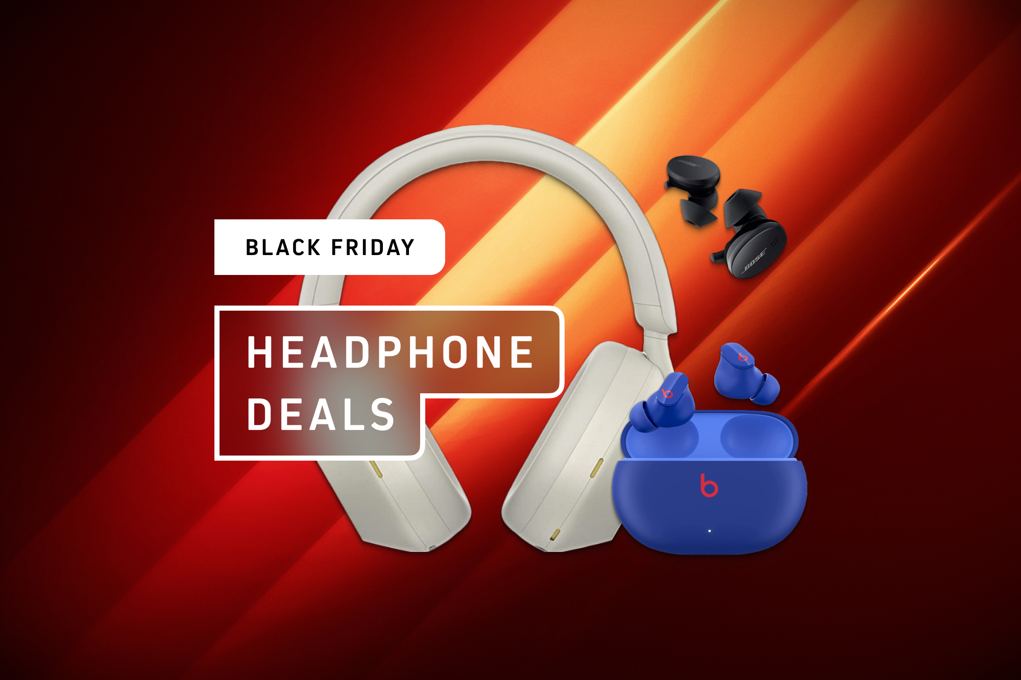 Black Friday headphone deals Bose 45, Sony WH1000XM5
