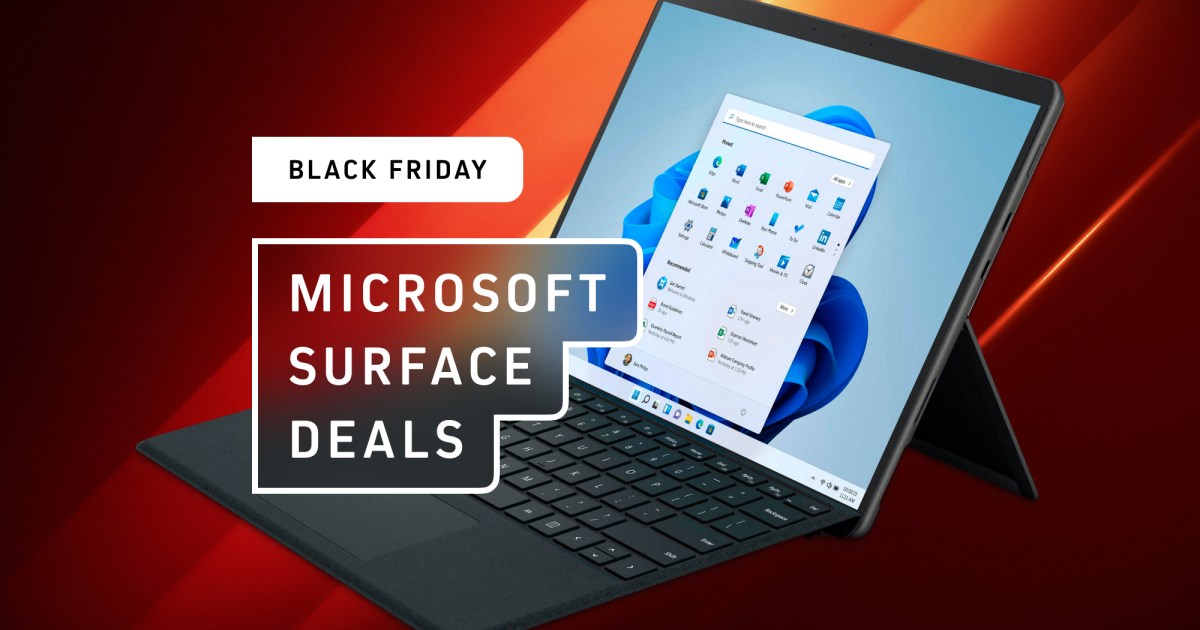Microsoft Surface 黑色星期五优惠：Surface Pro 和笔记本电脑