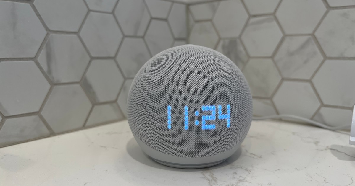 Support for Echo Dot with clock