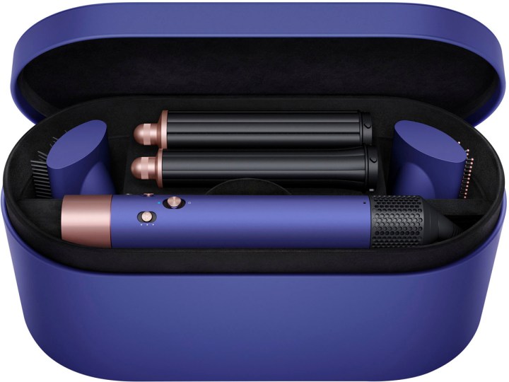 The Dyson Airwrap hair multi-styler bundle in its case.