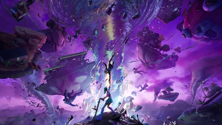Cropped key art for the Fortnite Chapter finale event, Fracture.