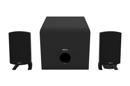 This Klipsch desktop Bluetooth speaker set is $59 for Cyber Monday