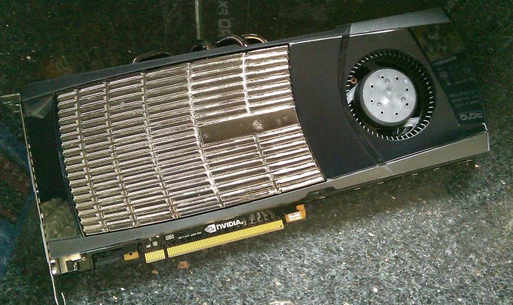 The Nvidia GeForce GTX 480.