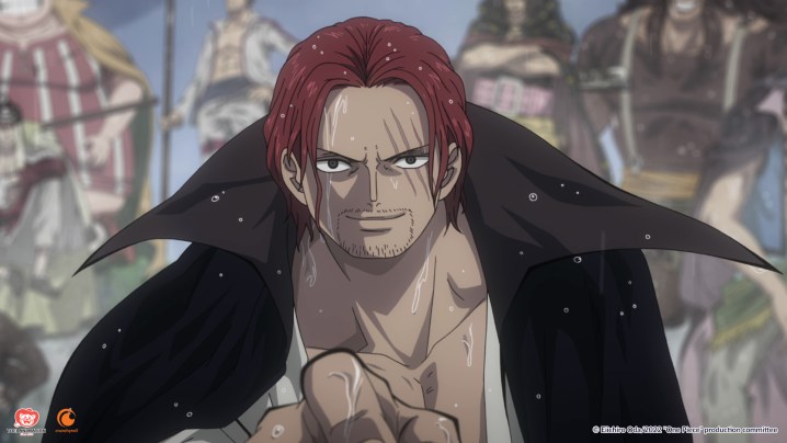 Shanks mit roten Haaren in One Piece Film: Red.
