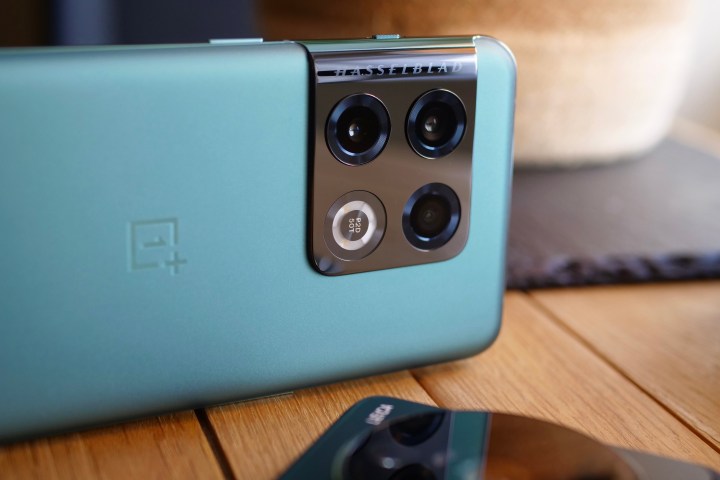 The OnePlus 10 Pro's camera module.