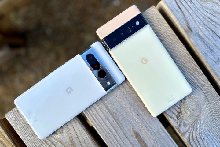 Pixel 7 Pro and Pixel 6 Pro appeared.
