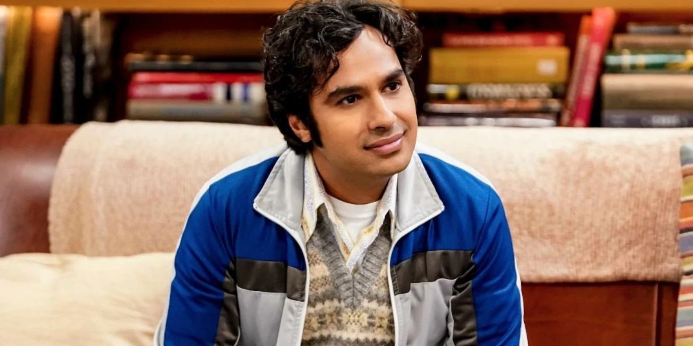 Raj listens to Penny talk in Leonard's apartment in The Big Bang Theory
