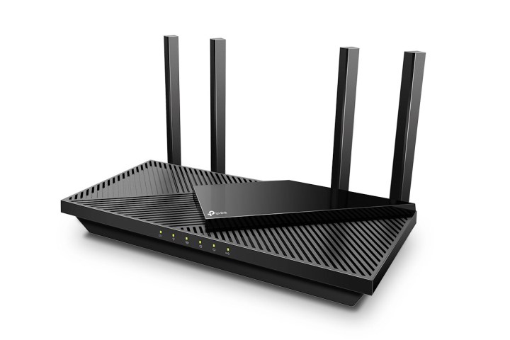 Product image of the TPLink Archer AX21 Wi-Fi router on a white background.