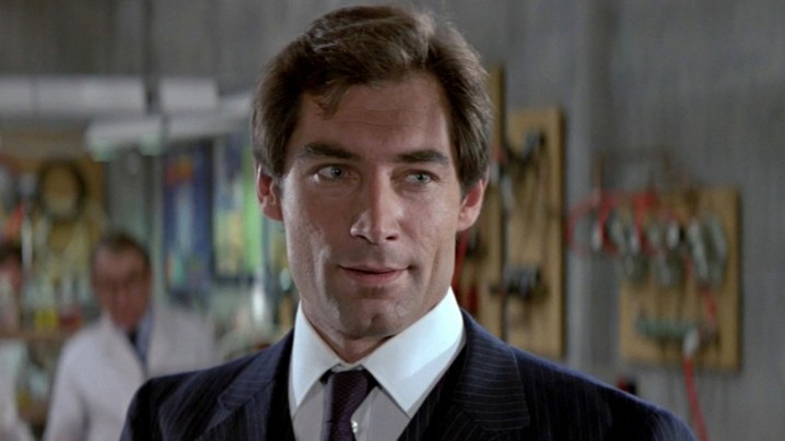 Timothy Dalton als James Bond in The Living Daylights
