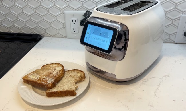 best kitchen splurges? The Tineco Smart Toaster, as seen on a counter, with toast slices.