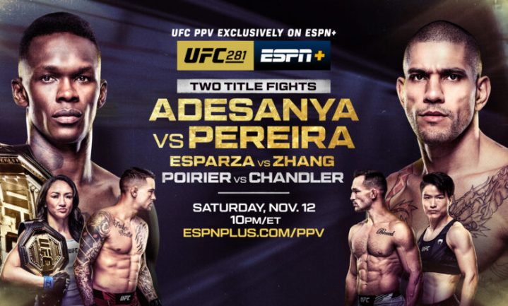 UFC 281 verá a Israel Adesanya y Alex Pereira alineados.