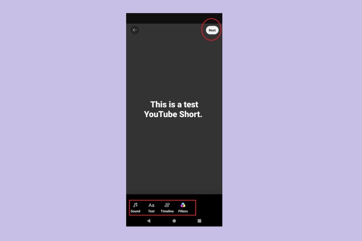 Preview YouTube video shorts and add screen text.