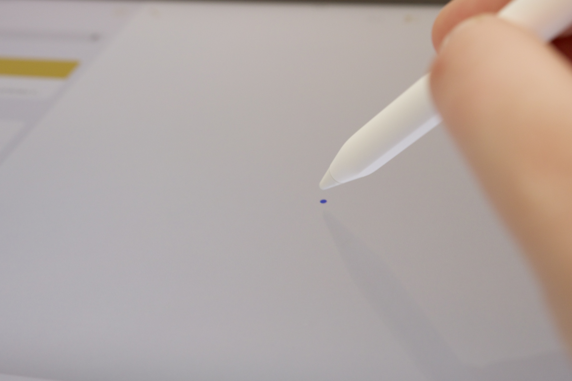 Apple Pencil hover on the iPad Pro (2022).