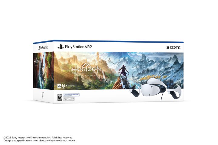 El paquete Horizon Call of the Mountain para PlayStation VR2.