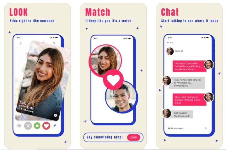 Chispa dating app for Latino men and Latina women.