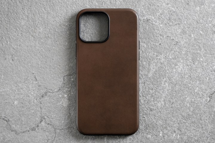 Nomad's Horween Leather case for the iPhone 14.