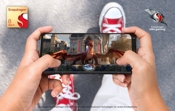 Gaming on a smartphone with Snapdragon 8 Gen 2