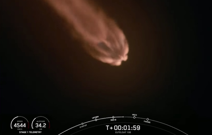 SpaceX launches booster for 11th time, but this time it
didn’t return